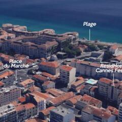 Отель ResidHotel Cannes Festival пляж фото 2