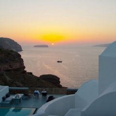 Отель Ambassador Santorini Luxury Villas & Suites балкон