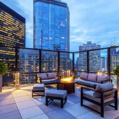 Отель Wyndham Grand Chicago Riverfront балкон