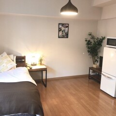 Отель AMP FLAT Nishijin 3 Фукуока в номере