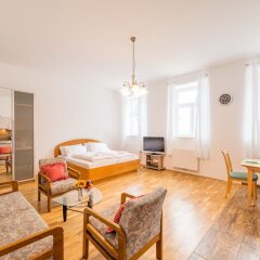 Отель Goldfisch Apartment am Augartenpark Австрия, Вена - отзывы, цены и фото номеров - забронировать отель Goldfisch Apartment am Augartenpark онлайн комната для гостей фото 3