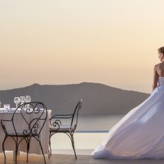 Отель La Maltese Estate Остров Санторини приотельная территория