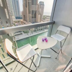 Отель Cayan Tower by Deluxe Holiday Homes балкон