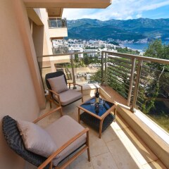 Отель Harmonia Residence Черногория, Будва - отзывы, цены и фото номеров - забронировать отель Harmonia Residence онлайн балкон
