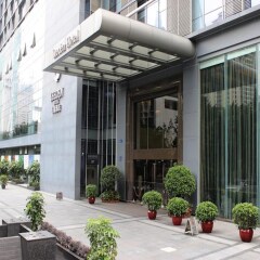 Leeden Hotel Guangzhou Гуанчжоу вид на фасад