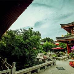 Отель Tang Dynasty Art Garden Hotel Китай, Сиань - отзывы, цены и фото номеров - забронировать отель Tang Dynasty Art Garden Hotel онлайн балкон