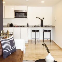 Апартаменты Cozy One Bed Studio at Condesa Neighborhood Мехико комната для гостей фото 2