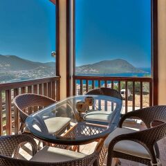 Villa Nefis by Akdenizvillam Турция, Калкан - отзывы, цены и фото номеров - забронировать отель Villa Nefis by Akdenizvillam онлайн балкон