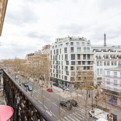 Отель Balcony Views to the Eiffel Tower Франция, Париж - отзывы, цены и фото номеров - забронировать отель Balcony Views to the Eiffel Tower онлайн балкон