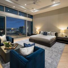 Отель Level Furnished Living комната для гостей фото 3