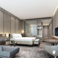 Отель DoubleTree by Hilton Hotel Xiamen - Haicang Китай, Сямынь - отзывы, цены и фото номеров - забронировать отель DoubleTree by Hilton Hotel Xiamen - Haicang онлайн комната для гостей фото 4