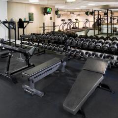 Отель Fairfield Inn & Suites by Marriott Columbus Airport США, Колумбус - отзывы, цены и фото номеров - забронировать отель Fairfield Inn & Suites by Marriott Columbus Airport онлайн фитнесс-зал фото 3