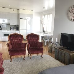 Апартаменты Market Square Apartment Ювяскюля комната для гостей