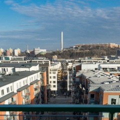 Апартаменты Biz Apartment Hammarby Sjostad Йоханнесхов балкон