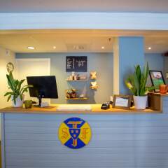 STF Gärdet Hotel & Hostel интерьер отеля