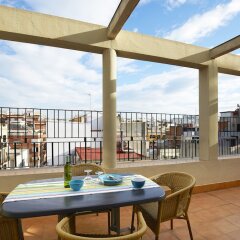 Отель Apartamentos Calvet Испания, Барселона - отзывы, цены и фото номеров - забронировать отель Apartamentos Calvet онлайн балкон