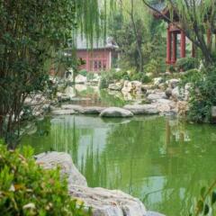 Отель Liu Hua Xi Tang Hotel Китай, Сиань - отзывы, цены и фото номеров - забронировать отель Liu Hua Xi Tang Hotel онлайн приотельная территория фото 2