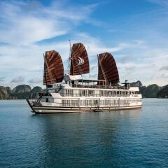 Отель Pelican Halong Cruise Вьетнам, Халонг - отзывы, цены и фото номеров - забронировать отель Pelican Halong Cruise онлайн приотельная территория фото 2