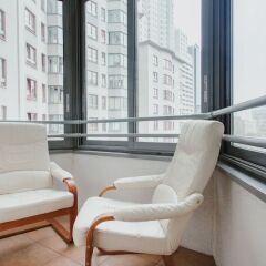 Отель Lucka Rooms - California Dreaming B24.2 Польша, Варшава - отзывы, цены и фото номеров - забронировать отель Lucka Rooms - California Dreaming B24.2 онлайн балкон