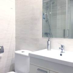 Отель Apartamentos Fomento 25 Испания, Мадрид - отзывы, цены и фото номеров - забронировать отель Apartamentos Fomento 25 онлайн ванная фото 2