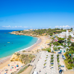 Апартаменты Muthu Clube Praia da Oura пляж