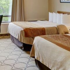 Отель Comfort Inn Ottawa East Канада, Оттава - отзывы, цены и фото номеров - забронировать отель Comfort Inn Ottawa East онлайн комната для гостей фото 4