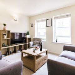 Апартаменты Bright Charing Cross Apartment Лондон комната для гостей фото 4