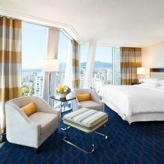 Отель Sheraton Vancouver Wall Centre Канада, Ванкувер - отзывы, цены и фото номеров - забронировать отель Sheraton Vancouver Wall Centre онлайн комната для гостей фото 4