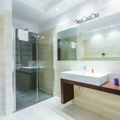 Отель Exclusive Apartments - Atelier Residence Польша, Варшава - отзывы, цены и фото номеров - забронировать отель Exclusive Apartments - Atelier Residence онлайн ванная фото 2