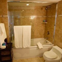Отель Century Plaza Hotel & Spa Канада, Ванкувер - отзывы, цены и фото номеров - забронировать отель Century Plaza Hotel & Spa онлайн ванная
