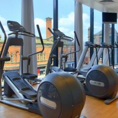 Отель Hilton Manchester Deansgate Манчестер фитнесс-зал фото 4