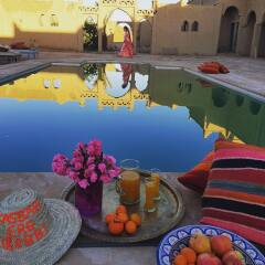 Отель Kasbah hôtel Erg Chebbi Марокко, Мерзуга - отзывы, цены и фото номеров - забронировать отель Kasbah hôtel Erg Chebbi онлайн бассейн