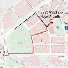 Отель Best Western Plus Arcadia Вена спортивное сооружение