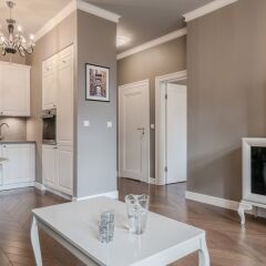 Отель RentPlanet Apartament Laciarska Вроцлав в номере фото 2