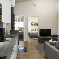 Отель Holiday Club Saimaa Apartments Финляндия, Лаппеэнранта - отзывы, цены и фото номеров - забронировать отель Holiday Club Saimaa Apartments онлайн комната для гостей фото 8