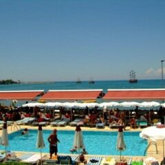Side Altinkum Bungalow Hotel пляж фото 2