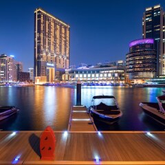 Отель The Address Dubai Marina Дубай приотельная территория фото 2