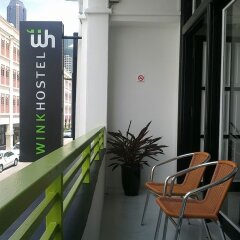Wink Hostel Сингапур балкон