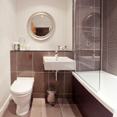 Отель Fraser Suites Glasgow Великобритания, Глазго - отзывы, цены и фото номеров - забронировать отель Fraser Suites Glasgow онлайн ванная фото 2