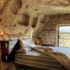 Отель Sextantio Le Grotte Della Civita Матера комната для гостей фото 2