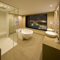 Отель Van der Valk Airporthotel Düsseldorf Германия, Дюссельдорф - отзывы, цены и фото номеров - забронировать отель Van der Valk Airporthotel Düsseldorf онлайн ванная фото 2