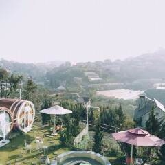 Отель Cao Nguyen Xanh Homestay & Villa Далат балкон