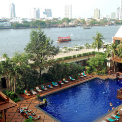 Отель Ramada Plaza by Wyndham Bangkok Menam Riverside Таиланд, Бангкок - отзывы, цены и фото номеров - забронировать отель Ramada Plaza by Wyndham Bangkok Menam Riverside онлайн бассейн фото 2