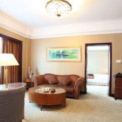 Отель Guangzhou Grand International Hotel Китай, Гуанчжоу - 8 отзывов об отеле, цены и фото номеров - забронировать отель Guangzhou Grand International Hotel онлайн комната для гостей фото 2