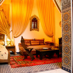 Отель Riad Louna Марокко, Фес - отзывы, цены и фото номеров - забронировать отель Riad Louna онлайн интерьер отеля
