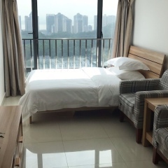 Отель Estay Apartment Xiangmi Lake Shenzhen Китай, Шэньчжэнь - отзывы, цены и фото номеров - забронировать отель Estay Apartment Xiangmi Lake Shenzhen онлайн комната для гостей фото 4