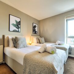 Отель City Riverview Apt Balcony & Parking Великобритания, Глазго - отзывы, цены и фото номеров - забронировать отель City Riverview Apt Balcony & Parking онлайн комната для гостей фото 4