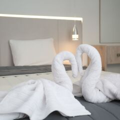 Отель Adonis Village Греция, Пефкохори - отзывы, цены и фото номеров - забронировать отель Adonis Village онлайн ванная