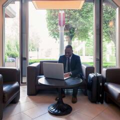 Отель Mercure Brussels Airport интерьер отеля