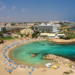 Отель Captain Pier Hotel Кипр, Протарас - отзывы, цены и фото номеров - забронировать отель Captain Pier Hotel онлайн пляж фото 2